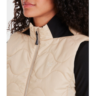 Ärmellose Weste Horse Pilot Damen Latté Braun