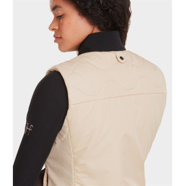 Ärmellose Weste Horse Pilot Damen Latté Braun