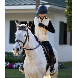 Ärmellose Weste Horse Pilot Damen Latté Braun