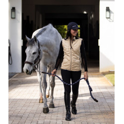 Ärmellose Weste Horse Pilot Damen Latté Braun