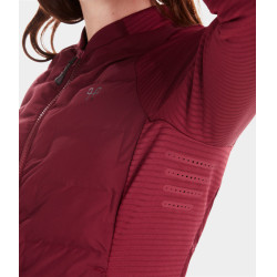 Storm-Reitjacke Horse Pilot Damen Dunkelrot