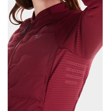 Storm-Reitjacke Horse Pilot Damen Dunkelrot