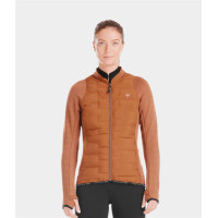 Storm-Reitjacke Horse Pilot Damen Goldbraun