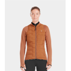 Storm-Reitjacke Horse Pilot Damen Goldbraun