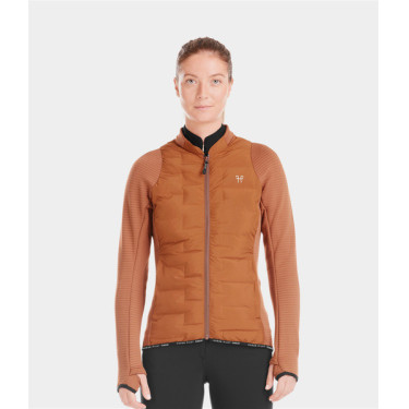 Storm-Reitjacke Horse Pilot Damen Goldbraun