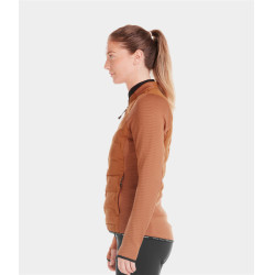 Storm-Reitjacke Horse Pilot Damen Goldbraun