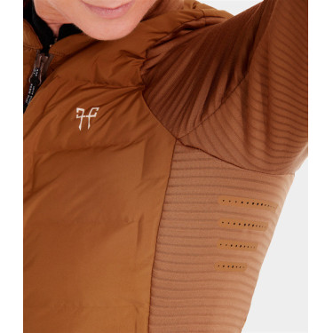 Storm-Reitjacke Horse Pilot Damen Goldbraun