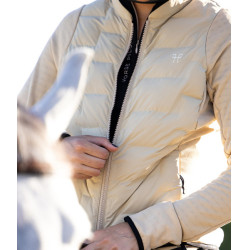 Storm-Reitjacke Horse Pilot Damen Latté Braun