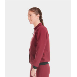 Teddy-Jacke Horse Pilot Damen Dunkelrot
