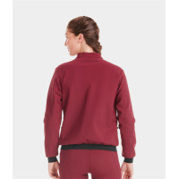 Teddy-Jacke Horse Pilot Damen Dunkelrot