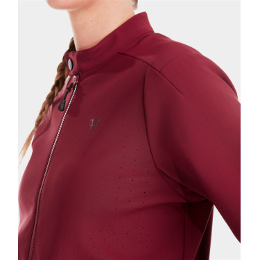 Teddy-Jacke Horse Pilot Damen Dunkelrot