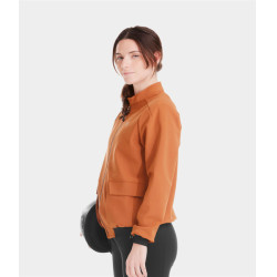 Teddy-Jacke Horse Pilot Damen Goldbraun