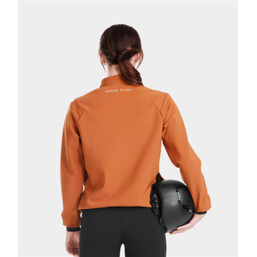 Teddy-Jacke Horse Pilot Damen Goldbraun