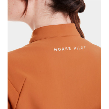 Teddy-Jacke Horse Pilot Damen Goldbraun