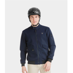 Teddyjacke Horse Pilot Herren Marine Marineblau