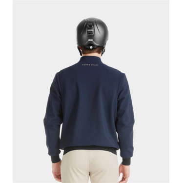 Teddyjacke Horse Pilot Herren Marine Marineblau