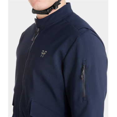 Teddyjacke Horse Pilot Herren Marine Marineblau