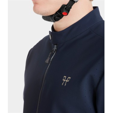 Teddyjacke Horse Pilot Herren Marine Marineblau