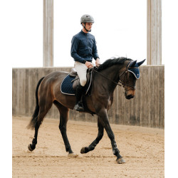 Teddyjacke Horse Pilot Herren Marine Marineblau
