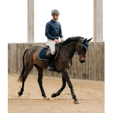 Teddyjacke Horse Pilot Herren Marine Marineblau