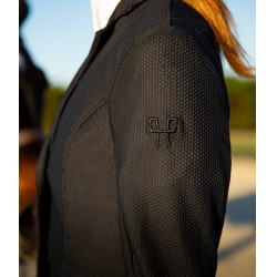 Turnierjacke Aeromesh Damen Horse Pilot Schwarz Turnierjacke Aeromesh Damen Horse Pilot Schwarz