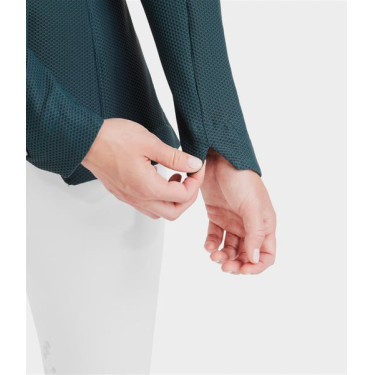 Turnierjacke Aeromesh Damen Horse Pilot Dunkelgrün Gr&uuml;n