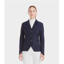 Turnierjacke Aeromesh Damen Horse Pilot Dunkle Nacht Schwarz