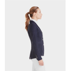 Turnierjacke Aeromesh Damen Horse Pilot Dunkle Nacht Schwarz