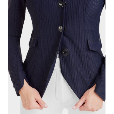 Turnierjacke Aeromesh Damen Horse Pilot Dunkle Nacht Schwarz