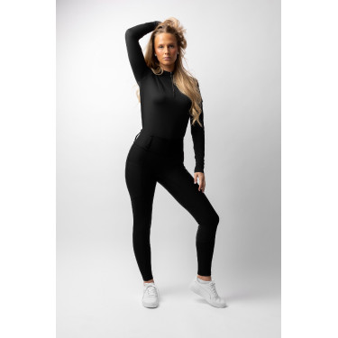 Reithose B Vertigo Hybrid Compression Chiara Damen Schwarze Schönheit