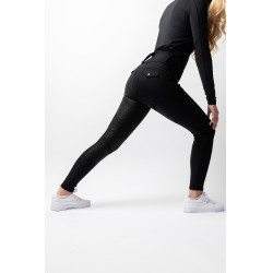 Reithose B Vertigo Hybrid Compression Chiara Damen Schwarze Schönheit