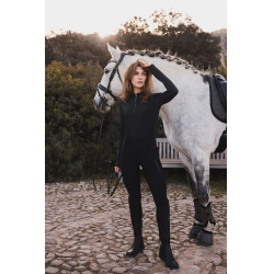 Reithose B Vertigo Hybrid Compression Chiara Damen Schwarze Schönheit