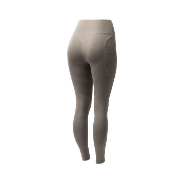 Reitleggings B Vertigo Viktoria nahtlos Damen Vollbesatz Grip Heißes Basilikum Rosa