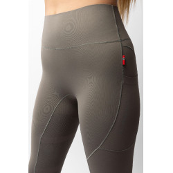 Reitleggings B Vertigo Viktoria nahtlos Damen Vollbesatz Grip Heißes Basilikum Rosa