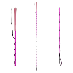 Teleskopische Longierpeitsche Waldhausen Golfgriff Rosa Neon