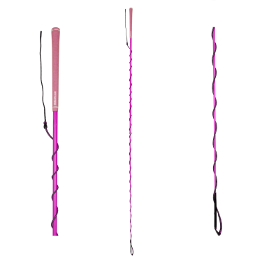 Teleskopische Longierpeitsche Waldhausen Golfgriff Rosa Neon