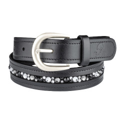 Leder-Gürtel ELT Jewel Schwarz