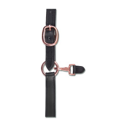 Lederhalfter Rosé Waldhausen X-Line Schwarz Lederhalfter Rosé Waldhausen X-Line Schwarz