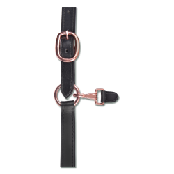 Lederhalfter Rosé Waldhausen X-Line Schwarz Lederhalfter Rosé Waldhausen X-Line Schwarz