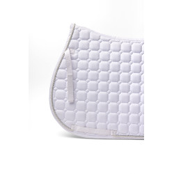 Vielseitige Turnierschabracke Horze Malmo Weiß Weiß