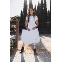 Vielseitige Turnierschabracke Horze Malmo Weiß Weiß