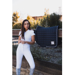 Vielseitige Turnierschabracke Horze Malmo Dunkelmarine Blau