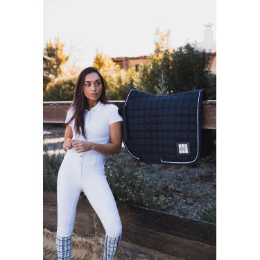 Vielseitige Turnierschabracke Horze Malmo Dunkelmarine Blau