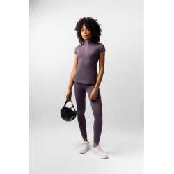 Trainingshemd Horze Mina Damen Schwarz Pflaume