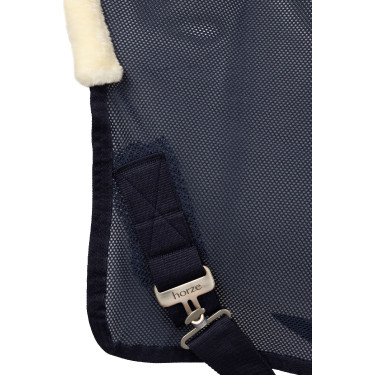 Horze Mesh-Ausreitdecke Öffnung Marineblau