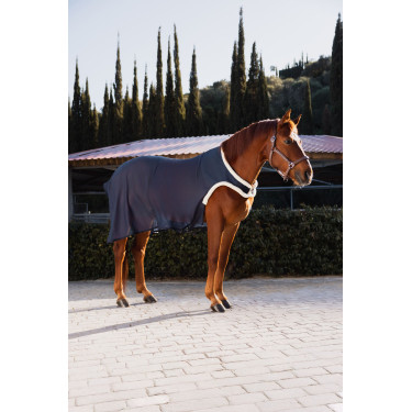 Horze Mesh-Ausreitdecke Öffnung Marineblau