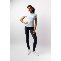 Horze Joie Kinder Trainings-T-Shirt mit kurzen Ärmeln Graublau Morgengrauen Horze Joie Kinder Trainings-T-Shirt mit kurzen Ärmeln Graublau Morgengrauen