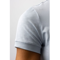 Horze Joie Kinder Trainings-T-Shirt mit kurzen Ärmeln Graublau Morgengrauen