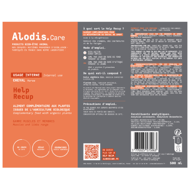 Ergänzungsfuttermittel Alodis Care Help Recup Ergänzungsfuttermittel Alodis Care Help Recup