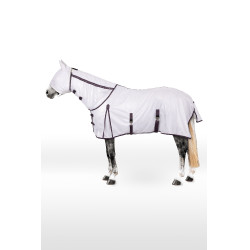 Fliegendecke, Hals- und Fliegenschutzmaske Horze La Paz Schwarze Pflaume Lila